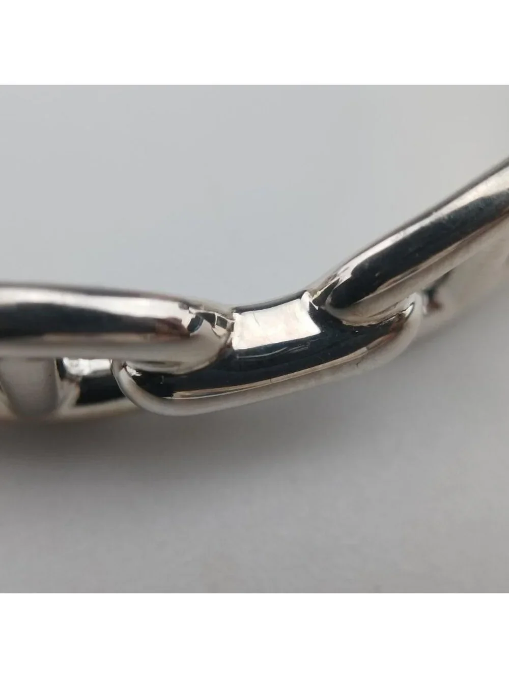 Hermes Chaine D'ancre Enchainee Silver Bracelet
